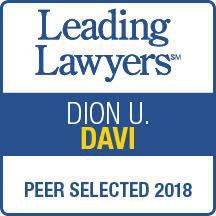 Dion Davi Leading Lawyers Peer Selected 2018